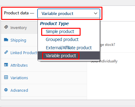 product management - product types