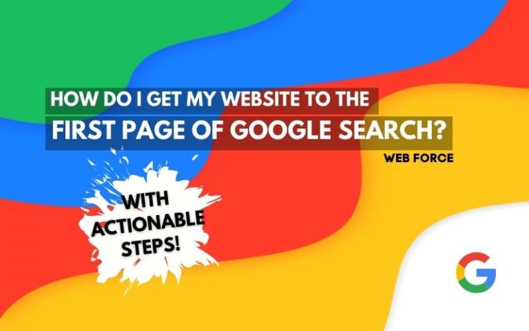 [Full Guide] How do I get my website to the first page of Google Search?