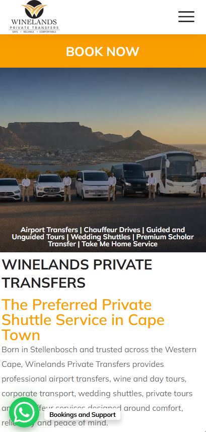 Winelands Private Transfer